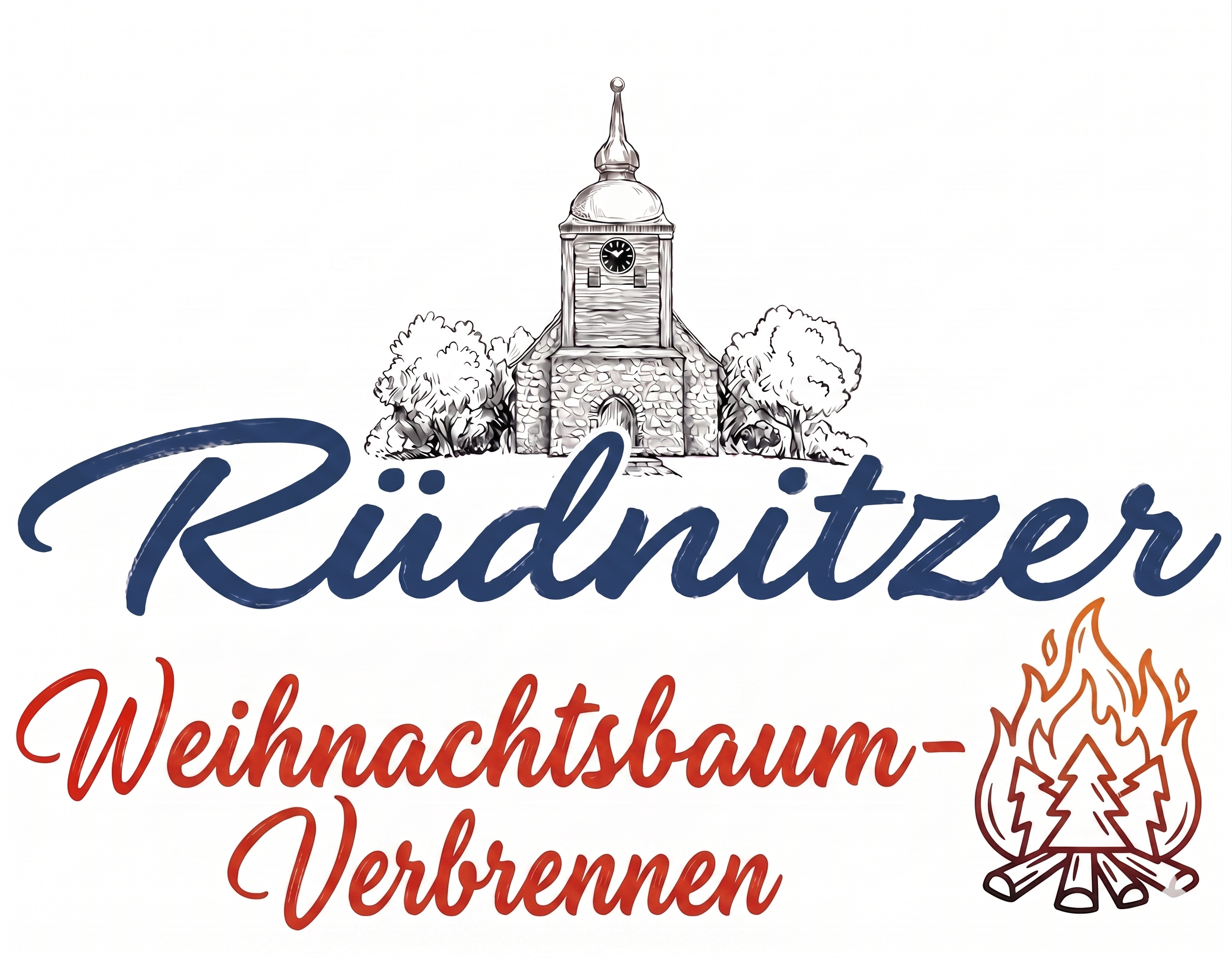 Weihnachtsbaum-Verbrennen Logo
